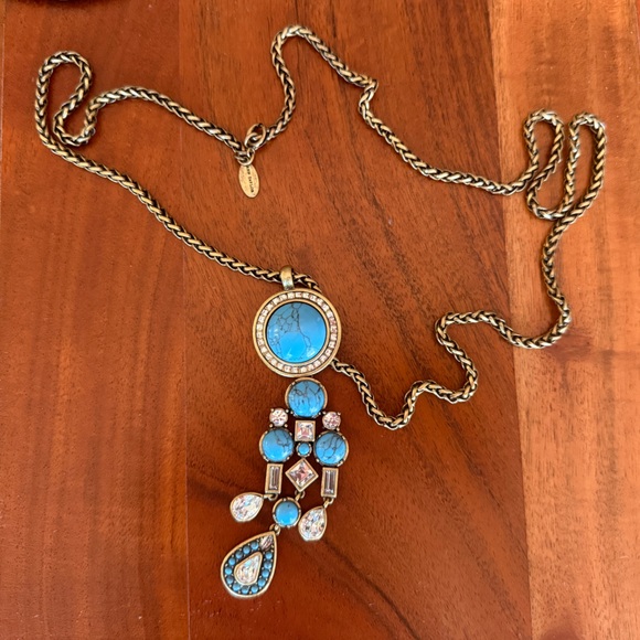 Ann Taylor Vintage Blue Set - 2 necklaces, 2 sets of earrings, 1 ring - Picture 2 of 8